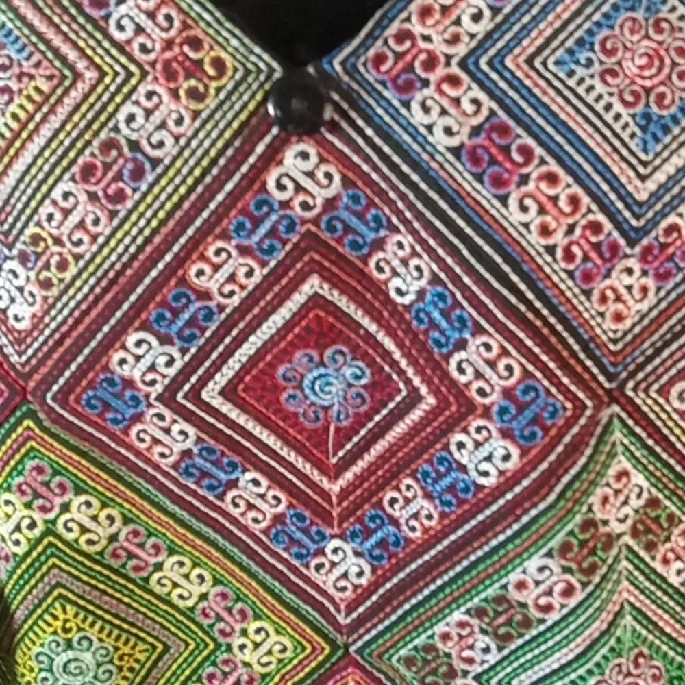 Embroidered Hippie colorful shoulderbag